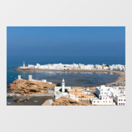 Stadt Sur in der Nähe von Muscat - Oman Fensteraufkleber