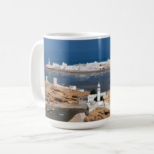 Stadt Sur in der Nähe von Muscat - Oman Kaffeetasse (Vorderseite Links)