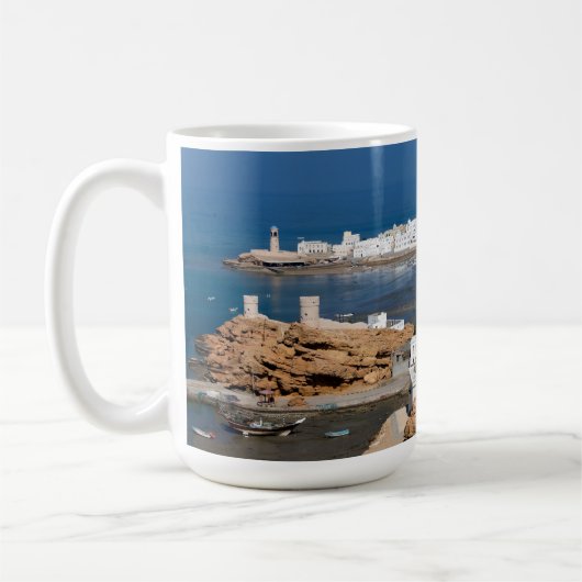 Stadt Sur in der Nähe von Muscat - Oman Kaffeetasse (Links)
