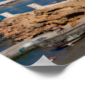 Stadt Sur in der Nähe von Muscat - Oman Poster (Ecke)