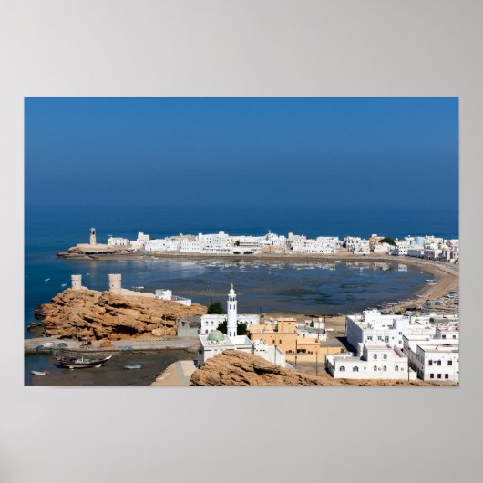 Stadt Sur in der Nähe von Muscat - Oman Poster (Vorne)