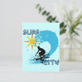 STADT SURF POSTKARTE (Stehend Vorderseite)