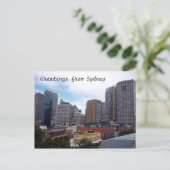 Stadt Sydney Postkarte (Stehend Vorderseite)