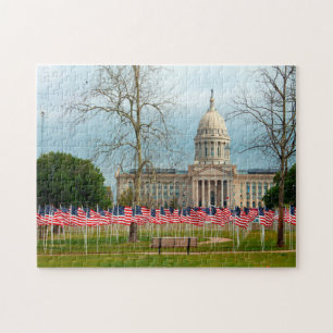 Stadt Szene Oklahoma. Puzzle