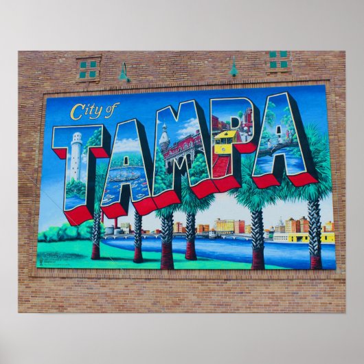 Stadt Tampa, Florida Poster (Vorne)