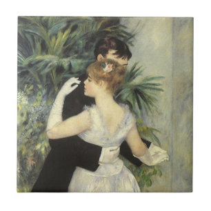 Stadt-Tanz von Pierre Renoir, Vintage Fine Art Fliese