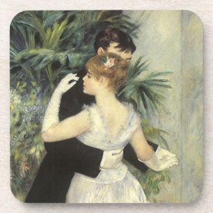 Stadt-Tanz von Pierre Renoir, Vintage Fine Art Getränkeuntersetzer