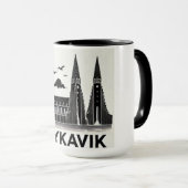 Stadt Tasse - Reykjavik (VorderseiteRechts)