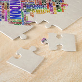 Stadt-Textabbildung Großbritanniens BRITISCHE Puzzle (Seite)