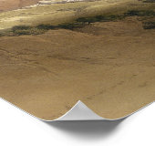 Stadt Tiberias am Meer von Galiläa Poster (Ecke)