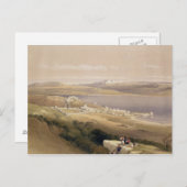 Stadt Tiberias am Meer von Galiläa Postkarte (Vorne/Hinten)