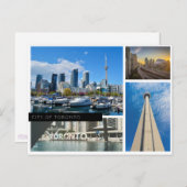 Stadt Toronto Postkarte (Vorne/Hinten)