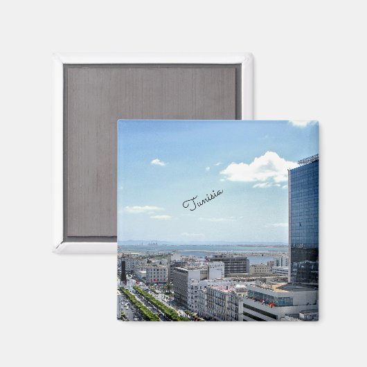 Stadt Tunesien Magnet (Vorderseite/Rückseite)