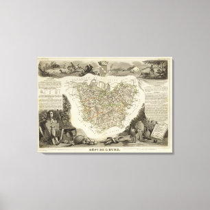 Stadt und Großstädte Leinwanddruck