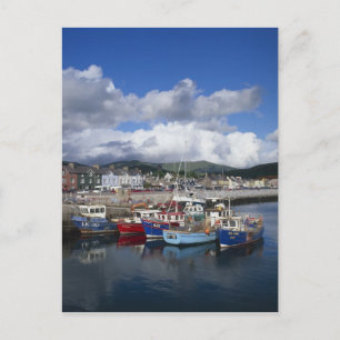 Stadt und Hafen, Dingle, County Kerry, Postkarte
