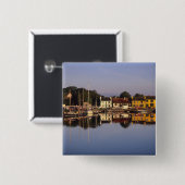 Stadt und Hafen, Kinvarra, Landkreis Galway, Button (Vorne & Hinten)