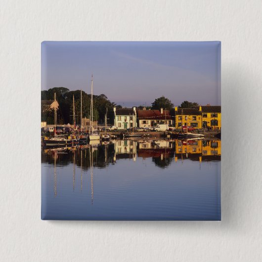 Stadt und Hafen, Kinvarra, Landkreis Galway, Button (Vorderseite)