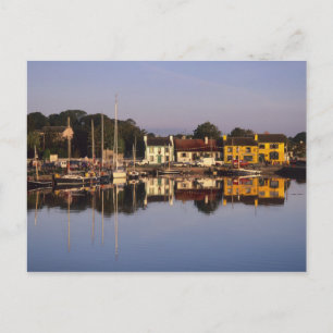 Stadt und Hafen, Kinvarra, Landkreis Galway, Postkarte