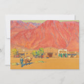 Stadt und Klippen von Maynard Dixon Einladung (Vorderseite)