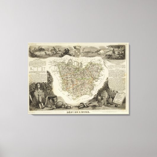 Stadt und Städte Leinwanddruck (Vorderseite)