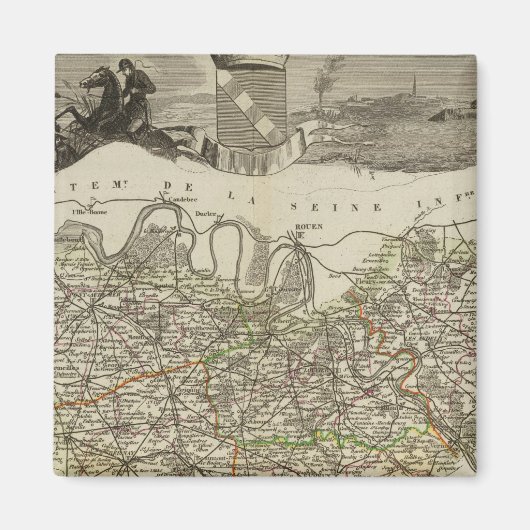 Stadt und Städte Magnet (Vorne)