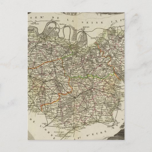 Stadt und Städte Postkarte (Vorderseite)