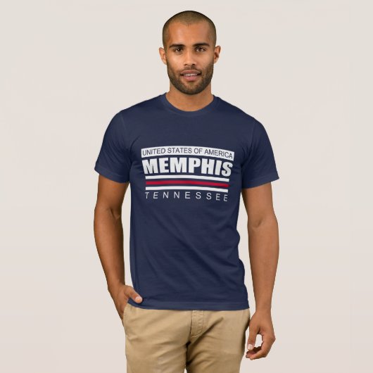 STADT USA MEMPHIS Tennessee T-Shirt (Vorne ganz)