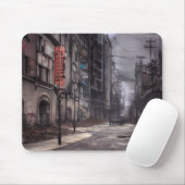 Stadt verlassen | Postapokalyptische Dystopie Mousepad (Mit Mouse)