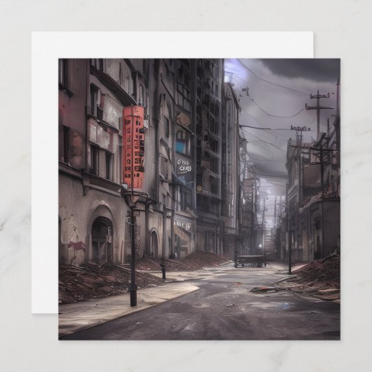 Stadt verlassen | Postapokalyptische dystopische W (Vorne/Hinten)