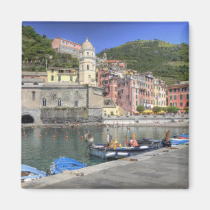 Stadt Vernazza, Cinque Terre, Ligurien Magnet