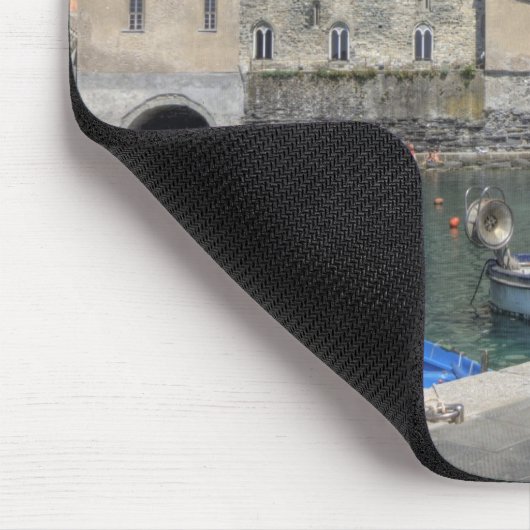 Stadt Vernazza, Cinque Terre, Ligurien Mousepad (Ecke)