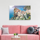 Stadt Vernazza im Cinque Terre Leinwanddruck (Insitu (Wohnzimmer))