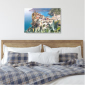 Stadt Vernazza im Cinque Terre Leinwanddruck (Insitu (Schlafzimmer))