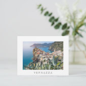 Stadt Vernazza im Cinque Terre Postkarte (Stehend Vorderseite)
