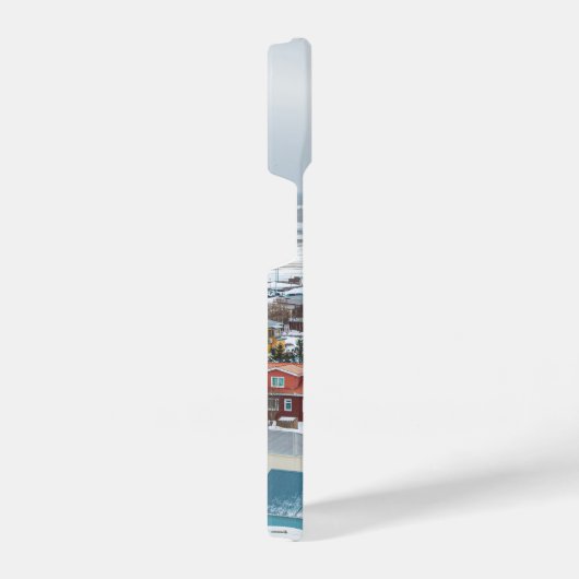 Stadt Vic, Island iPhone Hülle (Rechte Seite)