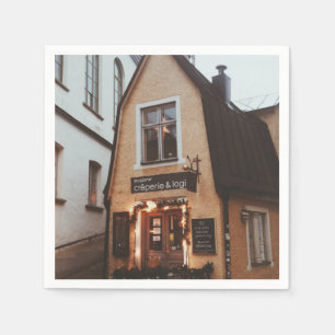 Stadt Visby - Crêperie & Logi - Schweden Serviette