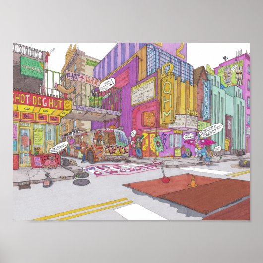 Stadt Voltz 2025 zeichnend Nummer 1: Ohm Poster (Vorne)