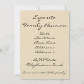 Stadt von Capri, Insel von Capri, Kampanien, Einladung (Rückseite)