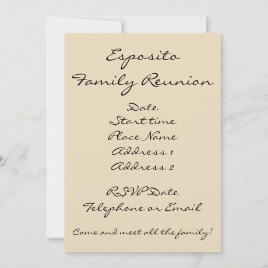 Stadt von Capri, Insel von Capri, Kampanien, Einladung (Rückseite)