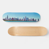 Stadt von Chicago, Illinois Skyline-Panorama Skateboard (Horizontal)