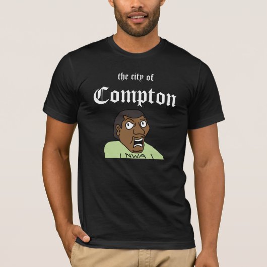 Stadt von Compton T-Shirt (Vorderseite)