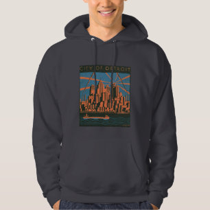 Stadt von Detroithoodie Hoodie