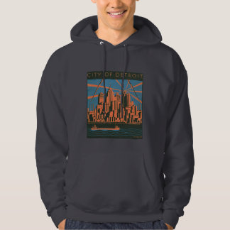 Stadt von Detroithoodie Hoodie