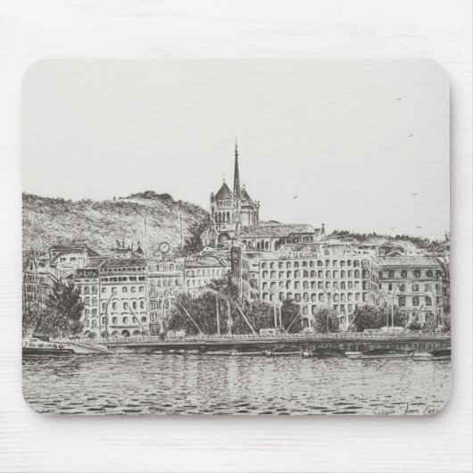 Stadt von Genf 2011 Mousepad (Vorne)