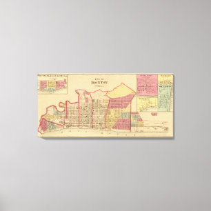 Stadt von Ironton mit Proctorsville Leinwanddruck