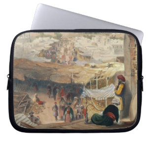Stadt von Kandahar, von seinem Hauptbasar und von Laptopschutzhülle