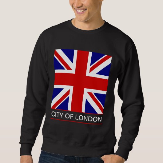 Stadt von London - Gewerkschafts-Jack-Flagge Sweatshirt (Vorderseite)