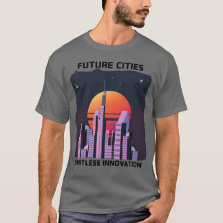 Stadt von morgen lustig T-Shirt