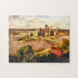 Stadt von Pittsburgh-Puzzlespiel Puzzle