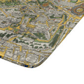 Stadt von Quebec-Karte Schneidebrett (Ecke)